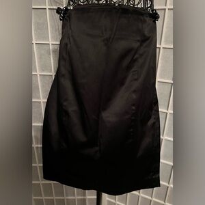 BEBE Black Satin Skirt Size 2